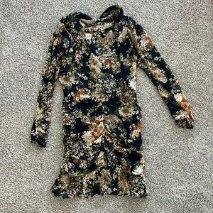 Navy Floral Minkpink Dress